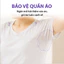Miếng thấm mồ hôi hình quả bầu, siêu thấm hút, chống mồ hôi và khử mùi, vô hình và thoáng khí.