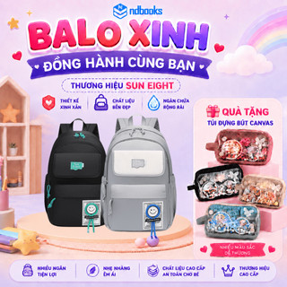 SUN EIGHT - 8471 Balo học sinh siêu nhẹ, chống thấm nước, Cặp sách học sinh chính hãng