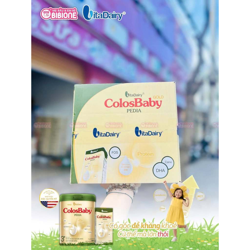 [THÙNG 24/48 HỘP] Sữa uống dinh dưỡng ColosBaby Pedia 110ml - VitaDairy