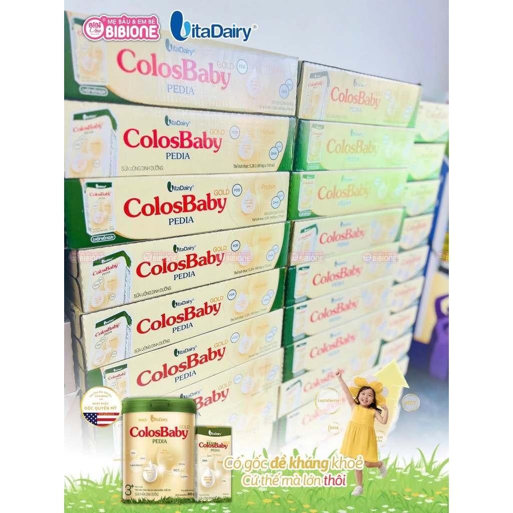 [THÙNG 24/48 HỘP] Sữa uống dinh dưỡng ColosBaby Pedia 110ml - VitaDairy