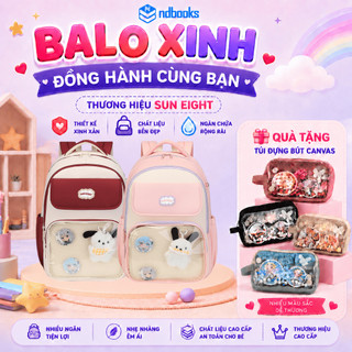 SUN EIGHT - 90361 Balo học sinh Cấp 1 siêu nhẹ, chống thấm nước, chính hãng