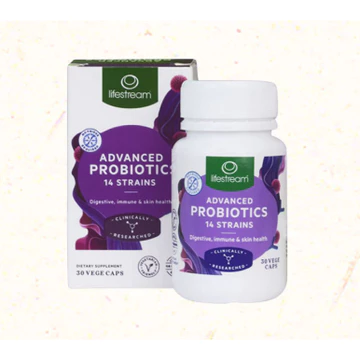(hàng công ty) Viên Uống Probiotic Men Vi Sinh 14 Chủng Lifestream Advanced Probiotics New Zealand 30 viên