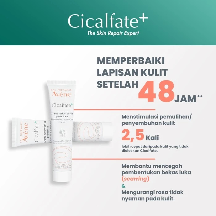 Kem phục hồi Avène 100ml/Cicalfate+ Repairing Protective Cream hồi da kích ứng trầy xước da nhạy cảm