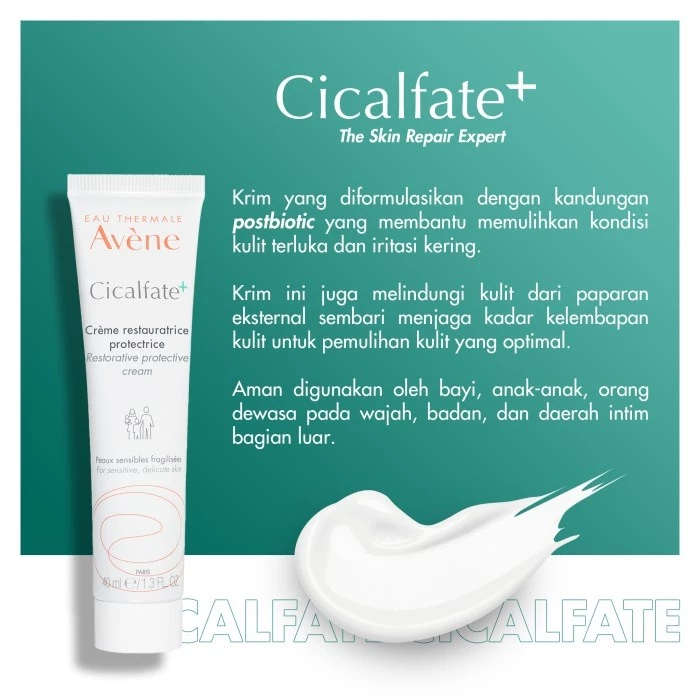 Kem phục hồi Avène 100ml/Cicalfate+ Repairing Protective Cream hồi da kích ứng trầy xước da nhạy cảm