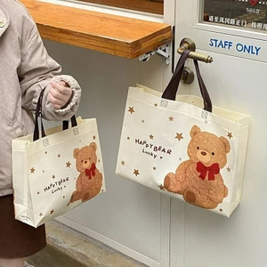 Túi vải không dệt cỡ lớn đựng đồ họa tiết thời trang thanh lịch MUN STORE TVAIDETTO088