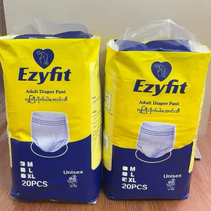 Giảm giá 40% Combo 10/20/40 miếng Bỉm dán/quần người lớn ， 30-85Kg,sizeM/L/XL, thấm hút 2500ml,giá tiết kiệm