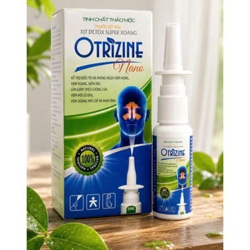 dung dịch xịt mũi Xịt Xoang Otrizine Nano Xịt xoang giảm đau đầu, trán, làm giảm viêm mũi viêm xoang, hắt hơi, chảy nươc