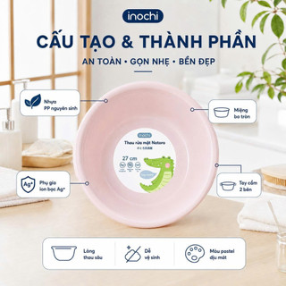 Thau nhựa cao cấp Notoro - Inochi size to 50 - 60cm