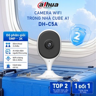 Camera Wifi Dahua Cube A1 3MP/5MP Đàm thoại 2 chiều , Đế nam châm tự hit, Giám Sát 24/7, C3A/C5A