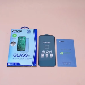 Kính cường lực ANANK 3D ko lẹm viền chống bám mồ hôi vân tay chống trầy xước dành cho iphone 16 promax 17 pro 17 promax