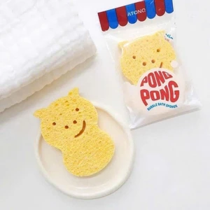 Bông tắm bọt biển cho bé Atono2, bọt tắm chiết xuất rau củ nguyên chất