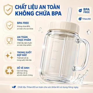 (HCM HỎA TỐC) Máy Xay Sinh Tố Bear BL 4H04M 2 cốc 0.4L và 0.35L, Đa Năng, Động Cơ Khỏe, Tốc Độ Xay Nhanh, Lưỡi Inox 304