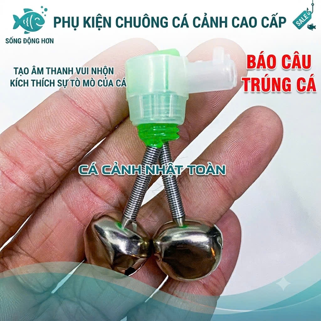 CHUÔNG NHỰA BÁO CÁ CÂU CÁ CÂU ĐÊM CÂU LĂNG