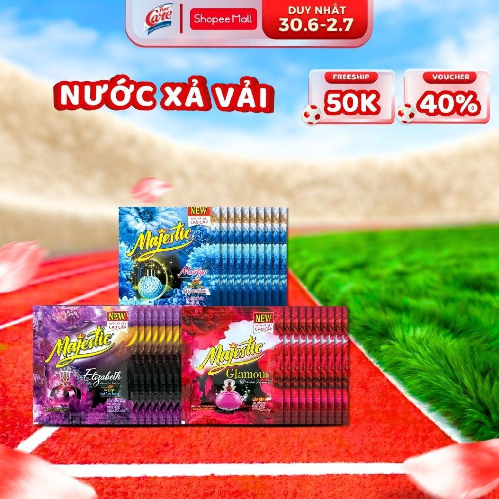 Combo 30 gói xả vải Majestic 20gr