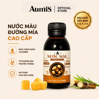 Nước Màu Nấu Ăn Aumis 150gr – Từ Đường Mía Màu Nâu Cánh Gián Tự Nhiên, Không Đắng