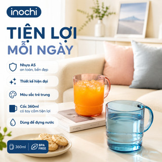 Cốc nhựa Inochi Waso – 360ml/490ml Trong suốt, tiện lợi, an toàn