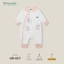 Body Dài Sơ Sinh Chất Liệu Cotton Bé Gái Cổ Bèo Cài Chéo 0-12M UR 417