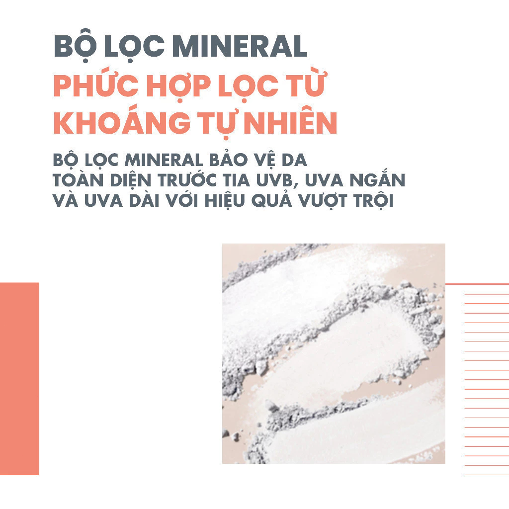 Kem chống nắng Avène 40ml/Mineral Fluid SPF 50+/vật lý cho da nhạy cảm dễ kích ứng