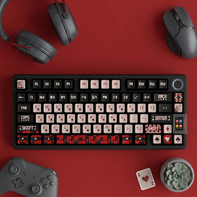 Keycap RED JOKER PBT Xuyên LED – Bộ Keycap Anime Cho Bàn Phím Cơ RGB | BigBuy360 - bigbuy360.vn