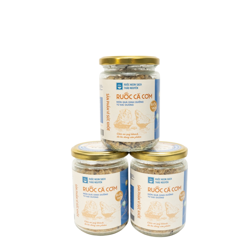 [Chuẩn OCOP] Ruốc Cá Cơm - Ruốc Ngon Sạch Thảo Nguyên Thơm Ngon Bổ Dưỡng hộp 150g