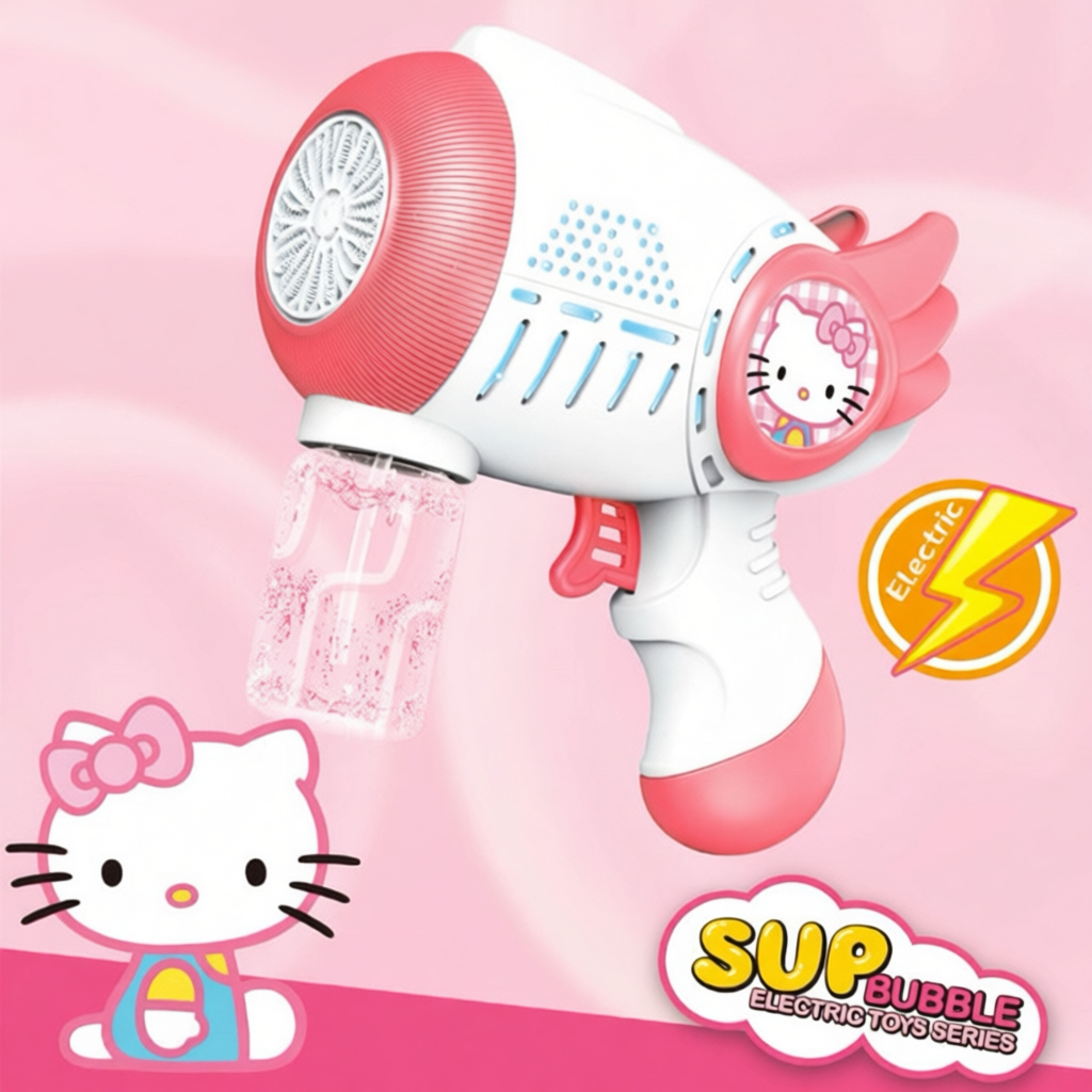 Súng Bong Bóng Xà Phòng Máy Bắn Bong Bóng Thổi Súng Bắn Bong Bóng Tự Động Gậy Thổi Bong Bóng - PUPU HOUSE