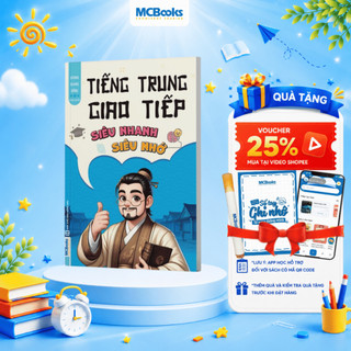 Sách -  Tiếng Trung giao tiếp siêu nhanh siêu nhớ