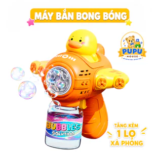 Máy Bắn Bong Bóng Máy Thổi Bong Bóng Xà Phòng Đa Dạng Mẫu Mã Doremon Người nhện Kuromi Gấu Dâu - Đồ Chơi PUPU HOUSE