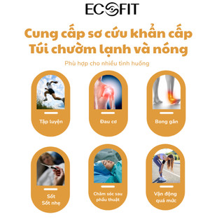Túi chườm gel nóng lạnh đa năng SOFTGEL hỗ trợ phục hồi sau tập luyện, chấn thương, kèm dây cố định