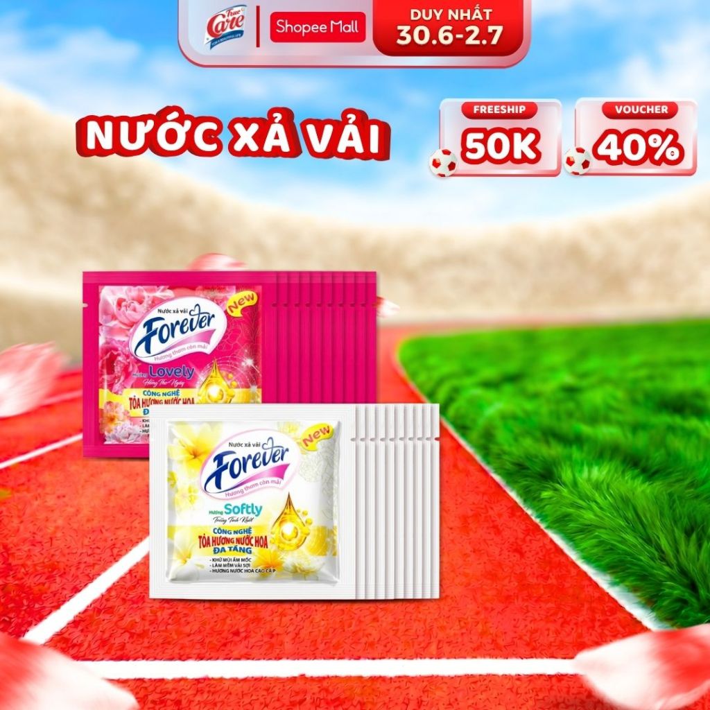 Combo 20 gói xả vải Forever 20gr