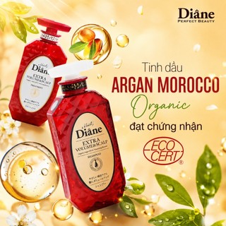 Dầu gội đầu làm phồng tóc mỏng thưa tóc xẹp tóc dầu bết Moist Diane Extra Volume & Scalp 450ml
