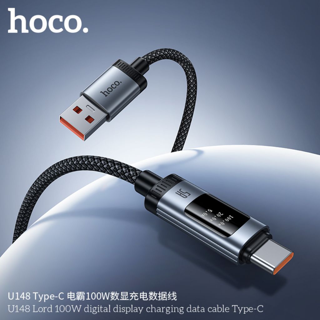 Dây sạc nhanh typec to typec 100w hoco U148.