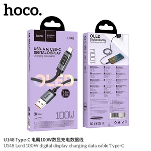 Dây sạc nhanh typec to typec 100w hoco U148.
