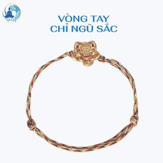 𝗠𝗲𝗶𝗤𝗶𝗻𝗴𝗔𝗿𝘁 [đã xin lộc] Vòng tay dây ngũ sắc Tibet dây mảnh 0.8 mm, phụ kiện may mắn