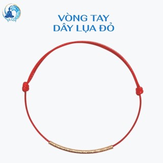 𝗠𝗲𝗶𝗤𝗶𝗻𝗴𝗔𝗿𝘁 [đã xin lộc] Vòng tay dây lụa đỏ Thanh Kim may mắn, phụ kiện vòng tay thủ công tinh tế