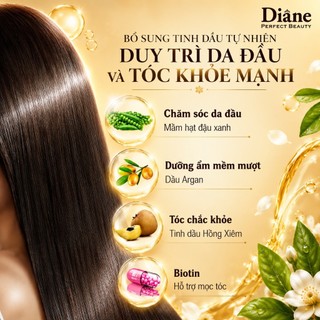 Dầu gội đầu làm phồng tóc mỏng thưa tóc xẹp tóc dầu bết Moist Diane Extra Volume & Scalp 450ml