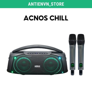 Loa Karaoke Acnos Chill ( kèm 2 mic ) - Thiết kế trẻ trung, bền bỉ và linh hoạt cho nhiều không gian