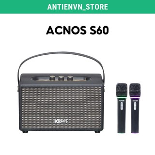 Soncamedia ACNOS S60 - Loa Karaoke Mini Bluetooth Di Động NHỎ ĐẸP MẠNH MẼ - Hàng Chính Hãng