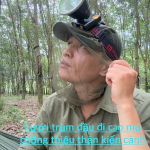 Lưới trùm đầu đi cạo chống con thiêu thân kiến cánh