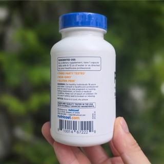 Nutricost- Viên uống Vitamin P-5-P - 50mg - Hộp 240 viên
