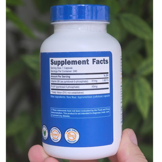 Nutricost- Viên uống Vitamin P-5-P - 50mg - Hộp 240 viên