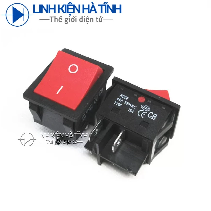 Công tắc máy hàn 40A KCD4 4 chân loại tốt