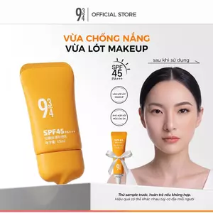 Kem Chống Nắng 934 Mỏng Nhẹ Kiêm Lớp Lót Makeup Phù Hợp Cho Da Khô Da Nhạy Cảm SPF45 PA+++ 45ml