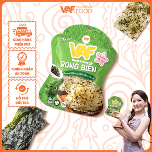 Bánh Tráng Rong Biển VAF - Bản Sắc Việt Gói 27gr