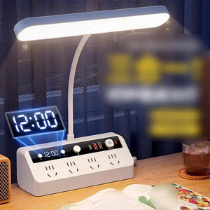 ĐÈN HỌC CHỐNG CẬN CẮM ĐIỆN KIÊM NHIỀU Ổ CẮM, ĐỒNG HỒ ĐIỆN TỬ TIỆN LỢI