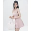 Basically Đầm kaki hồng may 2 lớp Summer Dress BSY-DR05