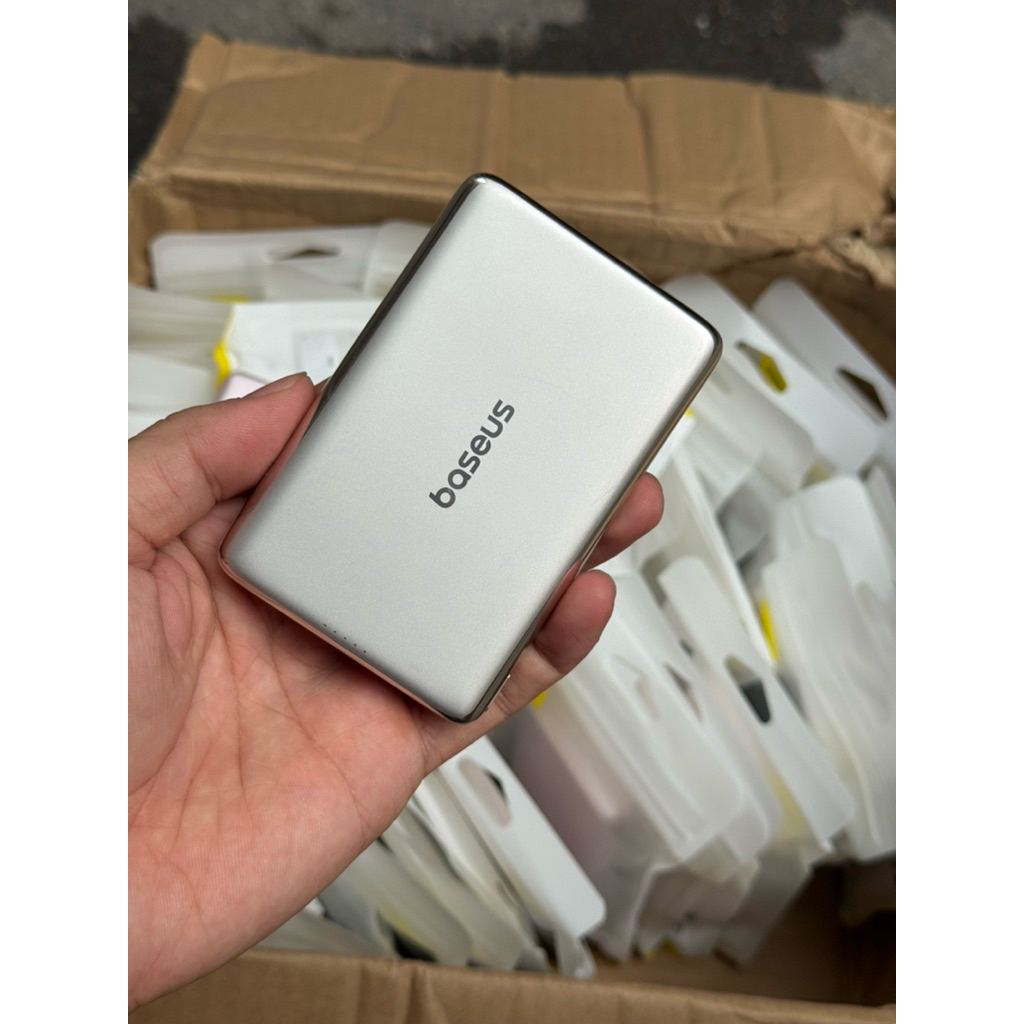 (Hàng 99% ) Sạc dự phòng kiêm không dây mags.a.f.e Ba.se.us PicoGo Am41 10.000mAh - PPKPC-1027 - Vỏ nhôm nguyên khối | BigBuy360 - bigbuy360.vn