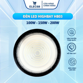 Đèn Led Highbay HB03 TPE Dành cho nhà xưởng, kho hàng, kho bãi - thietbidienelec68