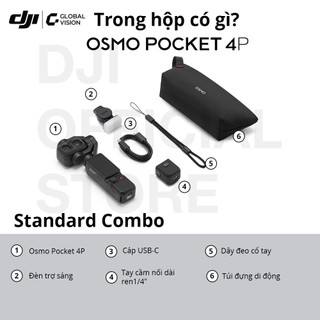 (Siêu phẩm mới) DJI Osmo Pocket 4P Camera Vlog 4K | CMOS 1-inch (DJI OP 4P)