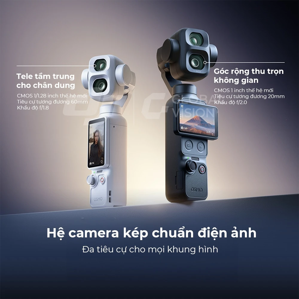 (Siêu phẩm mới) DJI Osmo Pocket 4P Camera Vlog 4K | CMOS 1-inch (DJI OP 4P)