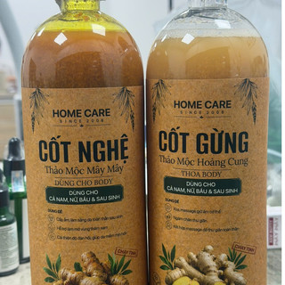 Nước Cốt Gừng pha tắm bé, thoa người giữ ấm sau đẻ, ở Cữ cả mẹ sau sinh và bầu HOME CARE chính Hãng
